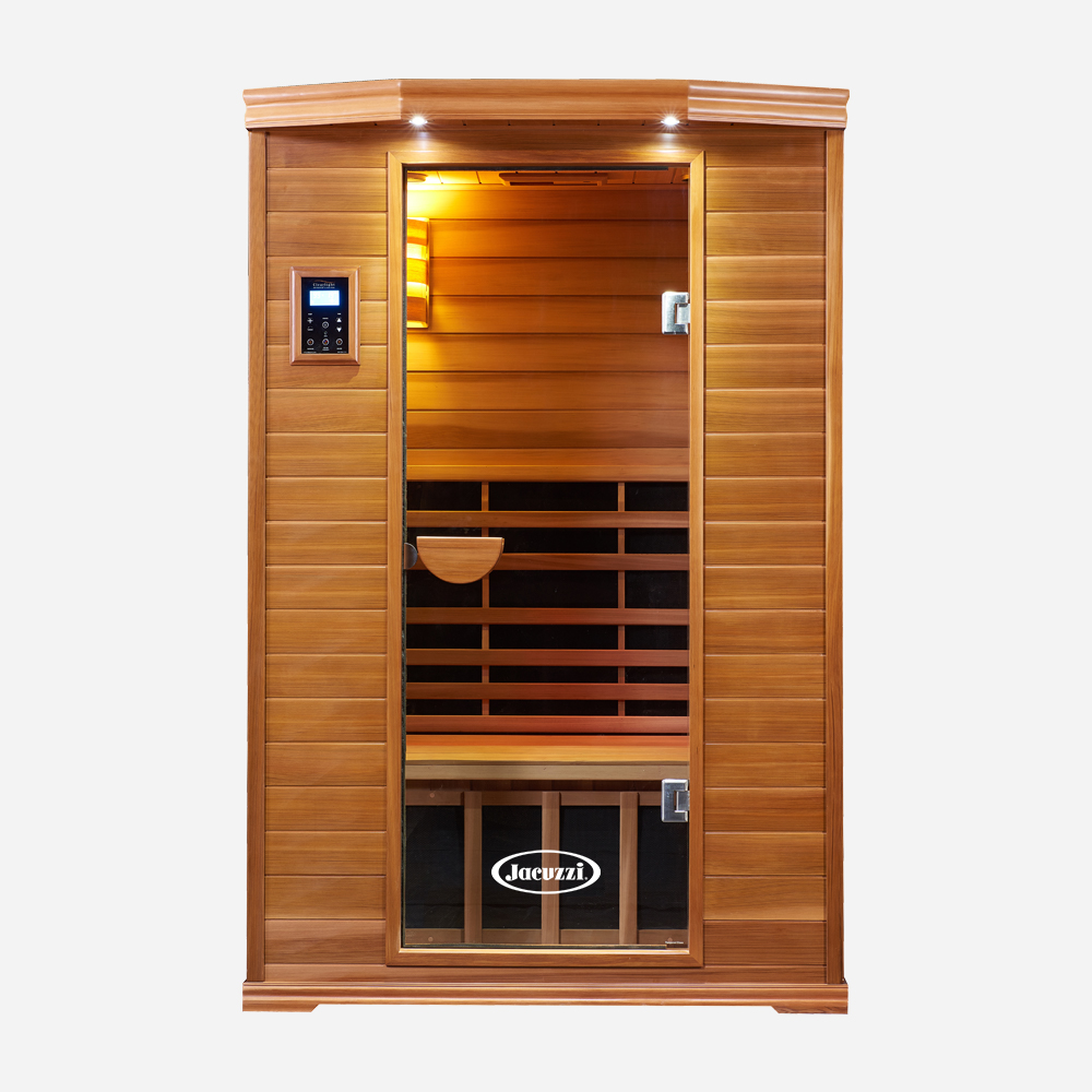 2-Person Clearlight&reg; Premier Full Spectrum Sauna Cedar 1