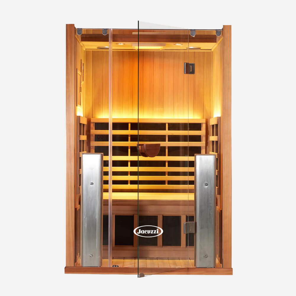 2-Person Clearlight&reg; Sanctuary Full Spectrum Sauna Cedar 1