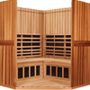 4-Person Clearlight&reg; Sanctuary Full Spectrum Corner Sauna Cedar thumb 2