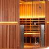 4-Person Clearlight&reg; Sanctuary Full Spectrum Corner Sauna Cedar thumb 6