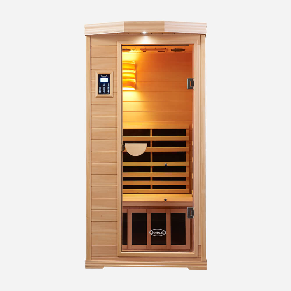 1-Person Clearlight&reg; Premier Full Spectrum Sauna Basswood 1