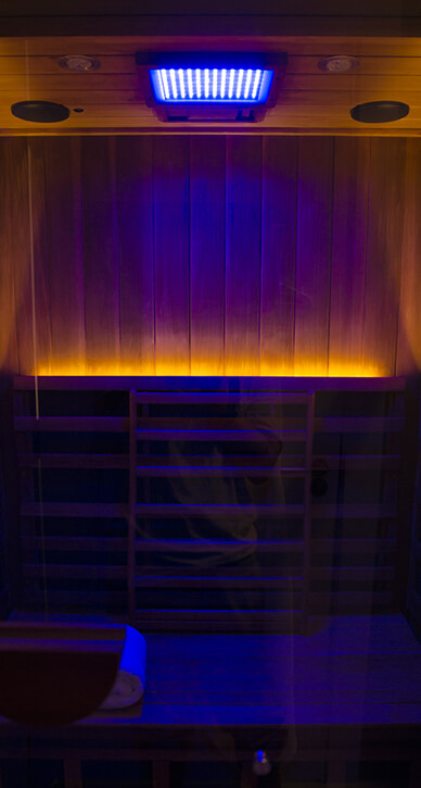 Infrared Sauna - Color Light Therapy(Blue)