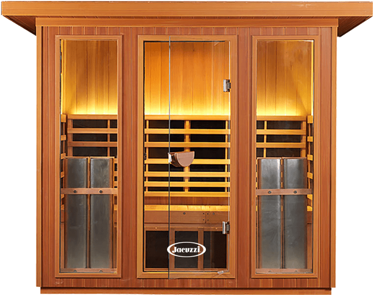 2-Person Outdoor Full Spectrum Infrared Sauna Cedar